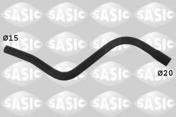 3400012 Sasic Патрубок радиатора системы охлаждения двигателя для Citroen C15