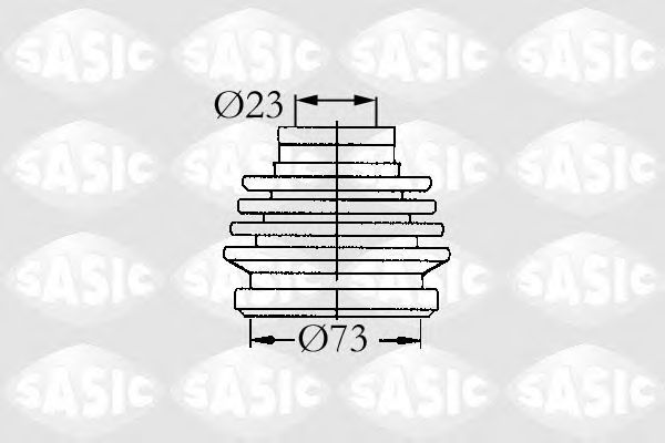 9004631 Sasic Пыльник ШРУСа
