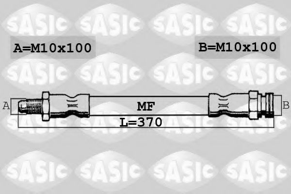 SBH0144 Sasic Гальмівний шланг для Renault 18