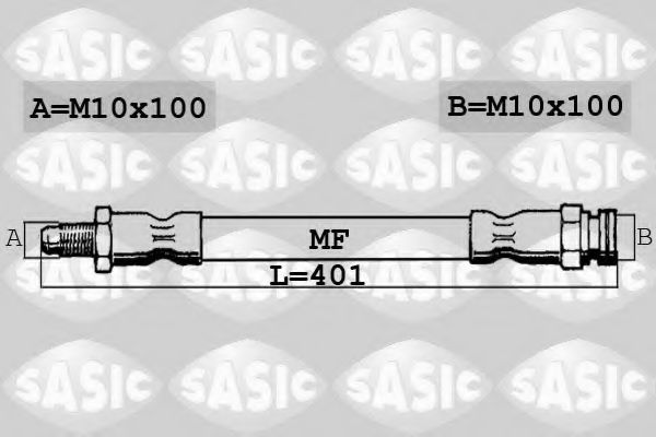 SBH0172 Sasic Гальмівний шланг
