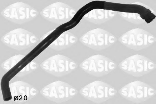 3400143 Sasic Патрубок радиатора системы охлаждения двигателя