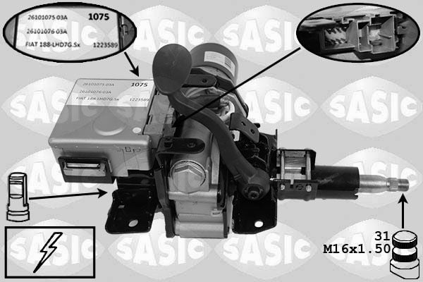 7276003 Sasic Рулевая колонка для Fiat Punto