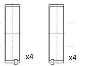 bb2027std Fai Шатунные вкладыши