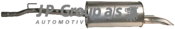 1120607200 JP Group Глушник вихлопних газів кінцевий для Volkswagen Transporter