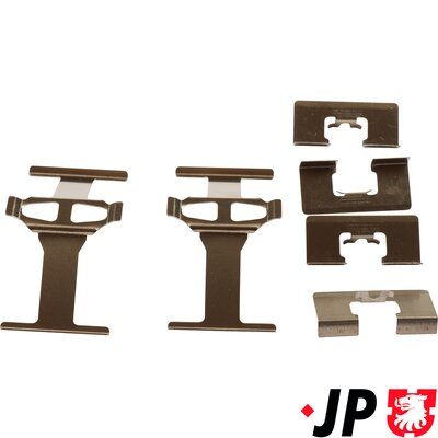 3464002710 JP Group Компоненти дискових гальмівних колодок