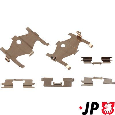 3664003710 JP Group Компоненти дискових гальмівних колодок