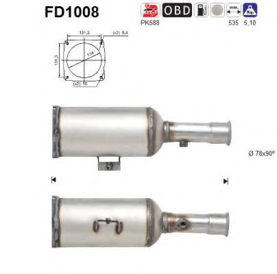 FD1008 AS Сажовий фільтр