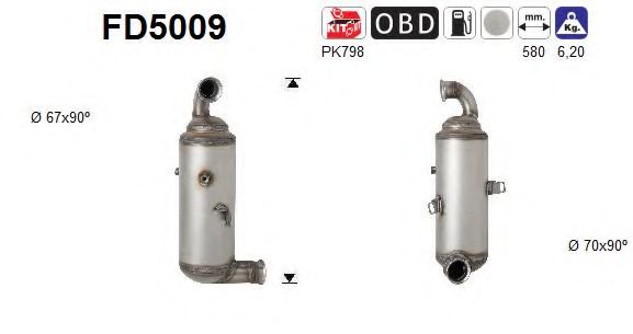 FD5009 AS Сажевый фильтр