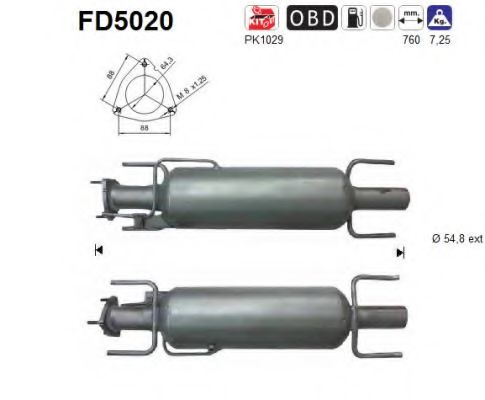 FD5020 AS Сажевый фильтр