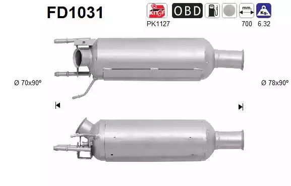 fd1031 AS Сажовий фільтр