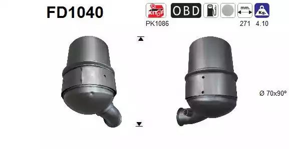 fd1040 AS Сажевый фильтр