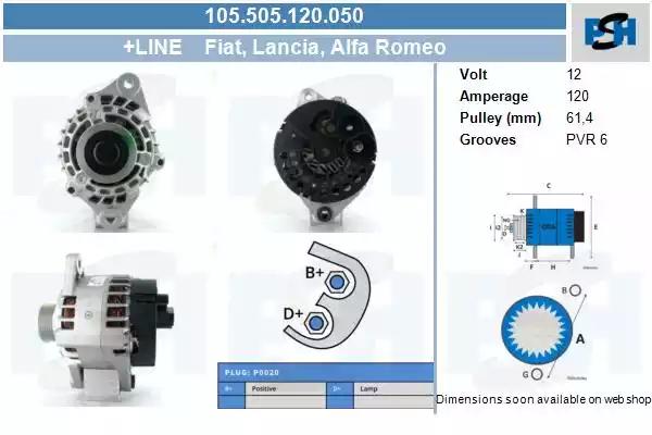105505120050 CV PSH Генератор