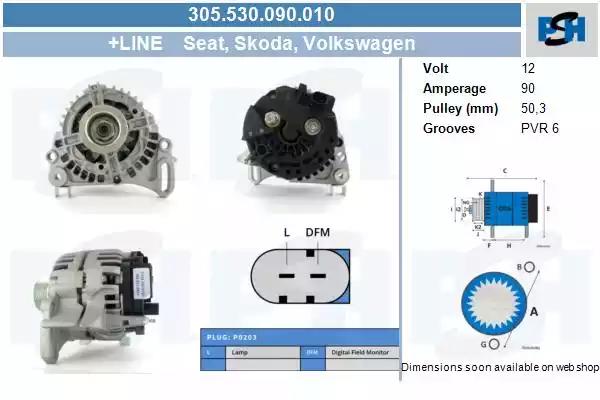 305530090010 CV PSH Генератор