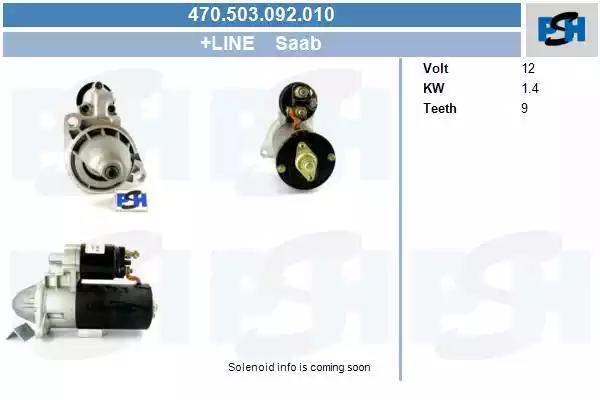 470503092010 CV PSH Стартер