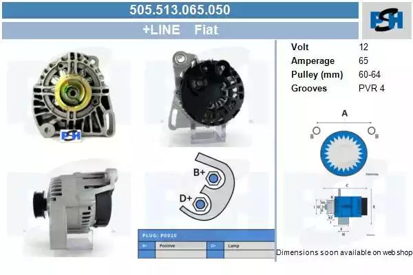 505513065050 CV PSH Генератор