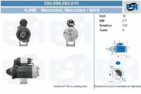 550009092010 CV PSH Стартер