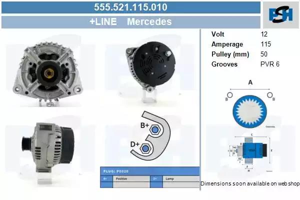555521115010 CV PSH Генератор