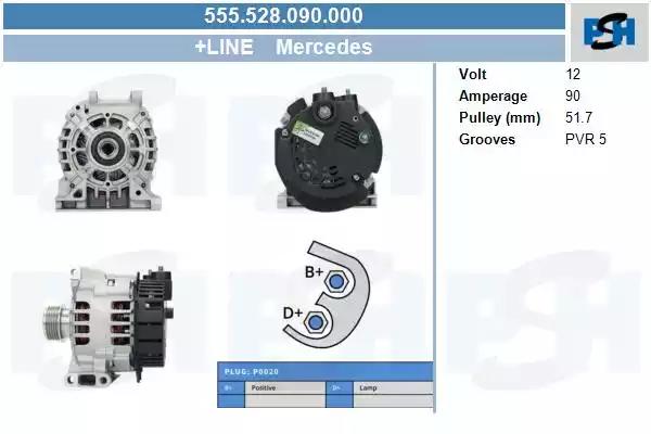 555528090000 CV PSH Генератор