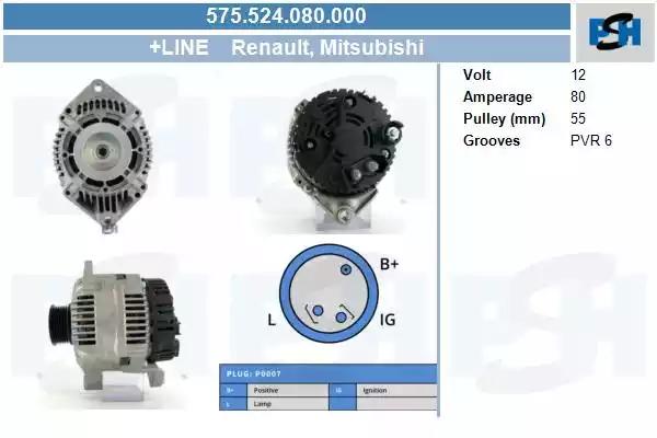 575524080000 CV PSH Генератор
