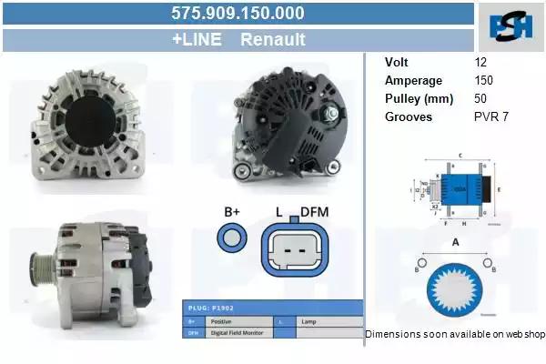 575909150000 CV PSH Генератор