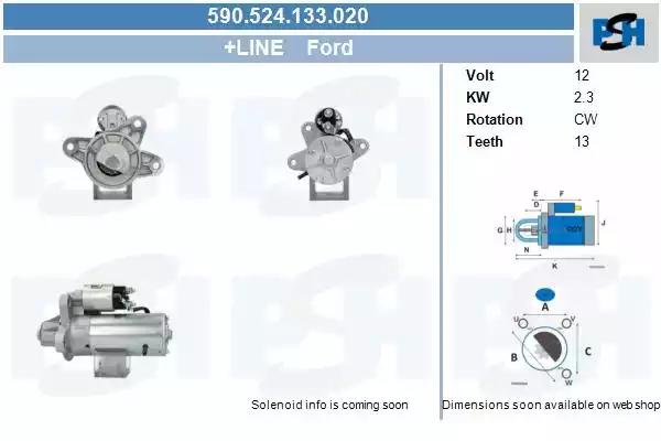 590524133020 CV PSH Стартер