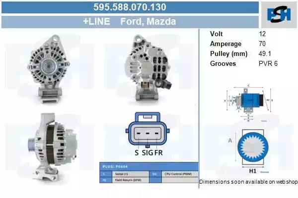 595588070130 CV PSH Генератор