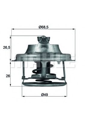 TX 102 82D Mahle Термостат