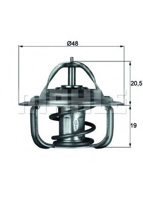 TX 1 83D Mahle Термостат