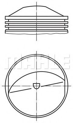 503 71 00 Mahle Поршень двигателя для Porsche 911