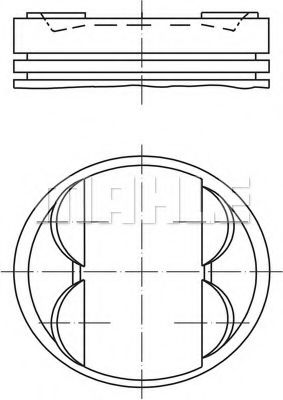 503 PI 00100 000 Mahle Поршень двигателя для Porsche 911