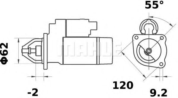 MS 40 Mahle Стартер