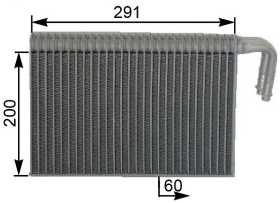 ae86000s Mahle Испаритель кондиционера