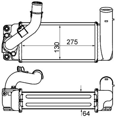 ci461000p Mahle Интеркулер