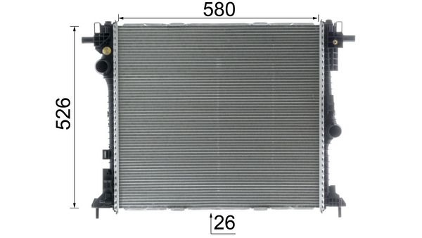 cr2599000p Mahle Радіатор охолодження двигуна