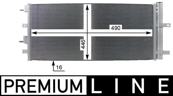 ac274000p Mahle Радиатор кондиционера