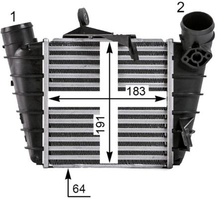 ci530000p Mahle Інтеркулер