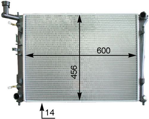 cr1337000p Mahle Радиатор охлаждения двигателя