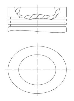 028pi00139002 Mahle Поршень двигуна