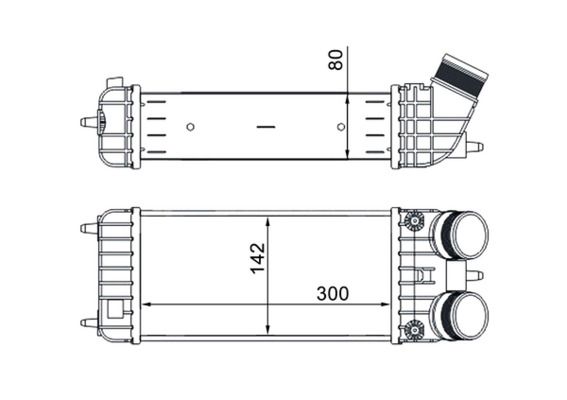 ci418000s Mahle Інтеркулер
