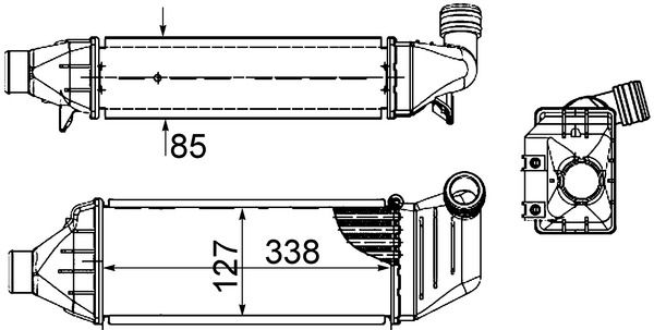 ci424000s Mahle Інтеркулер для Ford Mondeo