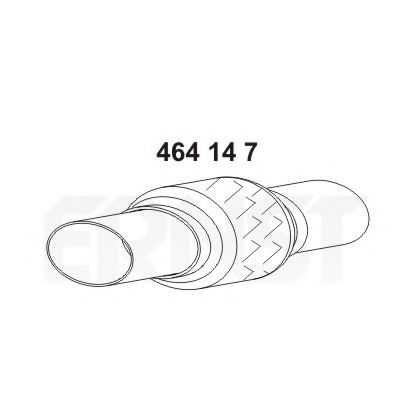 464147 Ernst Гофра выпускной системы для Mercedes C-Class