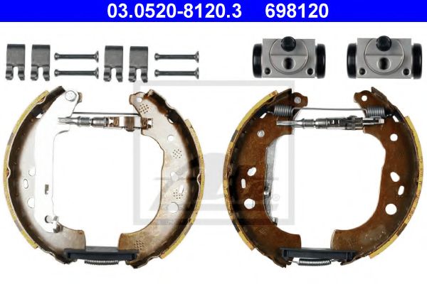 03.0520-8120.3 ATE Тормозные колодки для Ford Focus