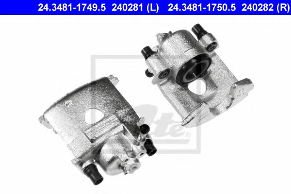 24.3481-1750.5 ATE Тормозной суппорт для Volkswagen Polo