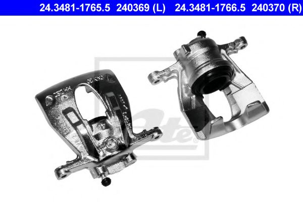 24.3481-1766.5 ATE Тормозной суппорт для Opel Corsa