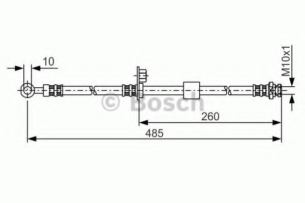 1 987 481 054 Bosch Гальмівний шланг