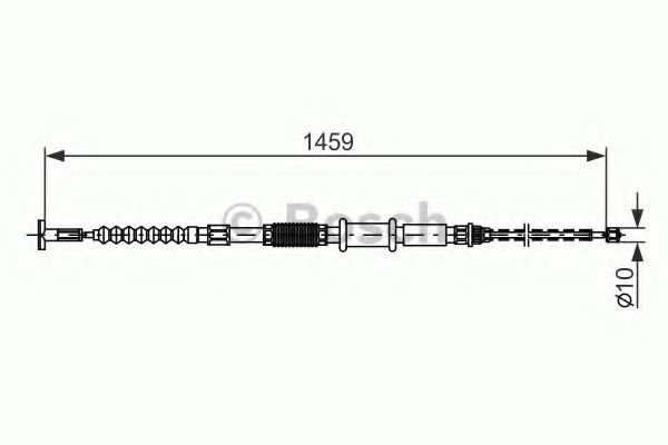 1 987 482 180 Bosch Трос ручного гальма