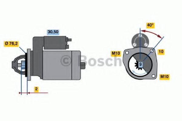 0 986 016 660 Bosch Стартер