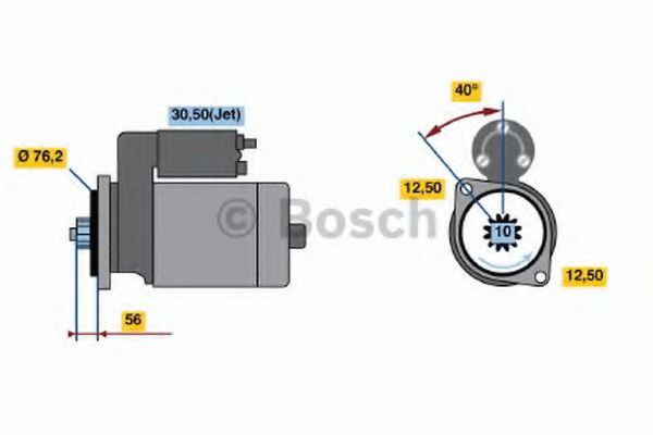 0 986 020 780 Bosch Стартер