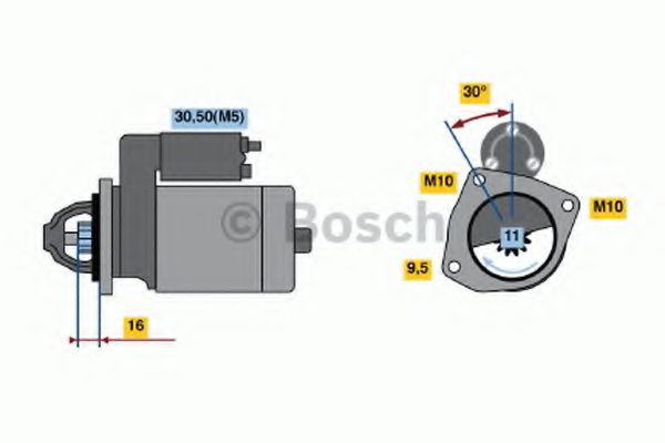 0 986 022 131 Bosch Стартер