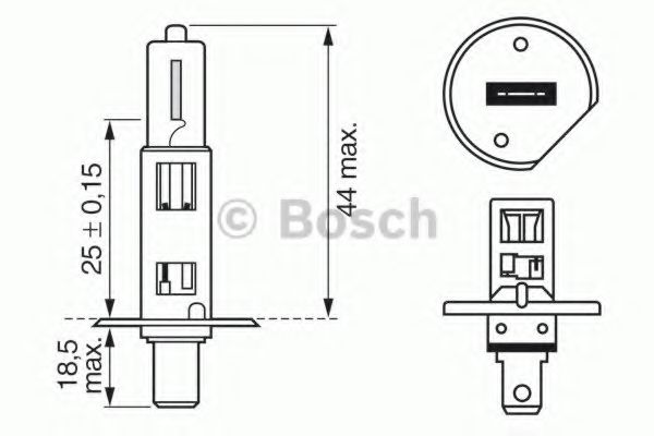 1 987 302 019 Bosch Лампа дальнього світла